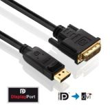 DisplayPort - DVI Cable, black, 2m