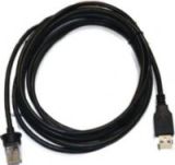 Cable: USB, black, 2.9m, straight