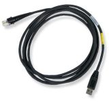 Cable: USB, straight, black, 2.9m