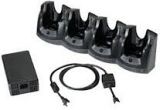 MC55/MC65: 4 Slot Charge Only Cradle Kit /w PSU