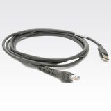 USB Cable: Series A Connector, 2m straight, grey