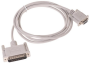 Cable serial 9Pin f/25 Pin m, 1.8m, beige
