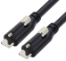 USB Cable, Typ C-C, 2m, Black